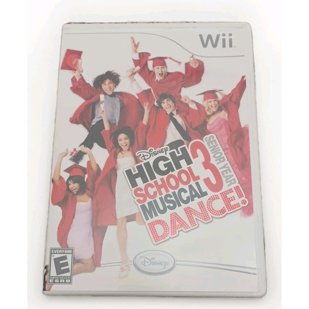 High School Musical 3 Senior Year Dance Nintendo Wii 2008 CIB Disney Game